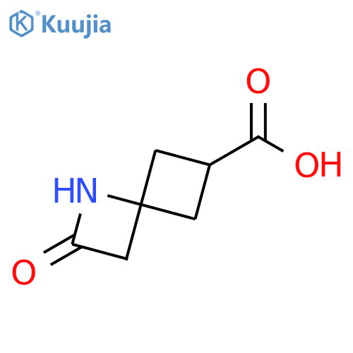 2-oxo-1-azaspiro3.3heptane-6-carboxylic acid structure