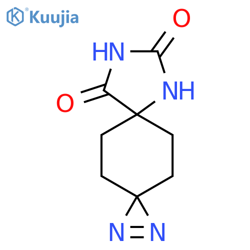 1,2,7,9-tetraazadispiro2.2.4^{6}.2^{3}dodec-1-ene-8,10-dione structure