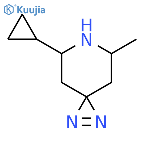 5-cyclopropyl-7-methyl-1,2,6-triazaspiro2.5oct-1-ene structure