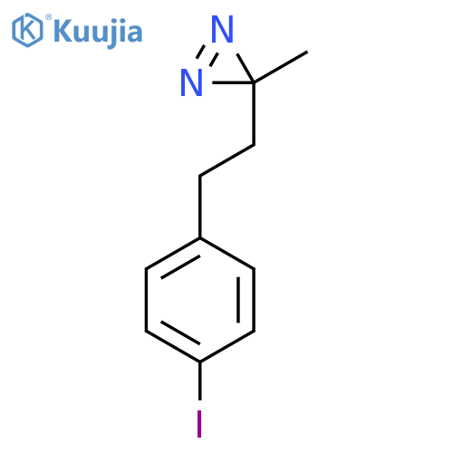 3-2-(4-iodophenyl)ethyl-3-methyl-3H-diazirine structure