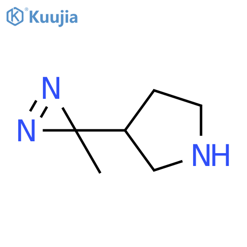 3-(3-methyl-3H-diazirin-3-yl)pyrrolidine structure