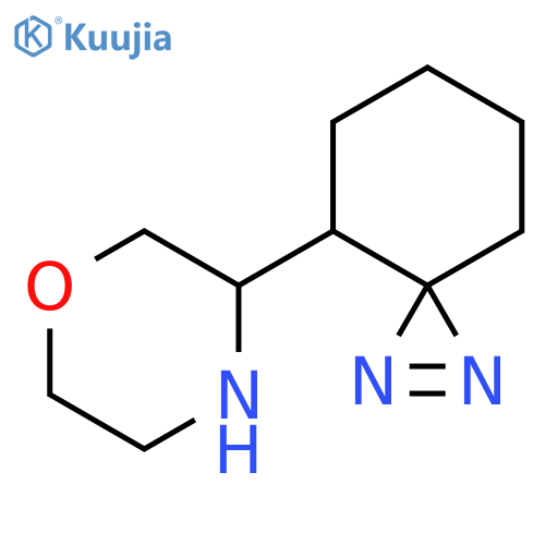 4-(morpholin-3-yl)-1,2-diazaspiro2.5oct-1-ene structure