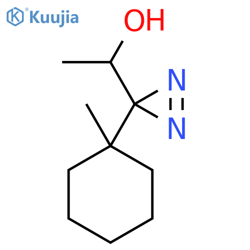 1-3-(1-methylcyclohexyl)-3H-diazirin-3-ylethan-1-ol structure