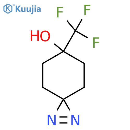 6-(trifluoromethyl)-1,2-diazaspiro2.5oct-1-en-6-ol structure