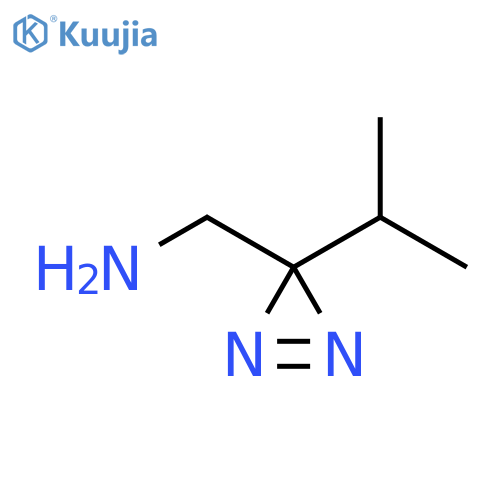 3-(propan-2-yl)-3H-diazirin-3-ylmethanamine structure