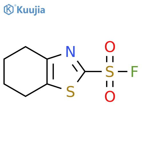 4,5,6,7-tetrahydro-1,3-benzothiazole-2-sulfonyl fluoride structure