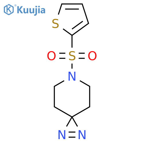 6-(thiophene-2-sulfonyl)-1,2,6-triazaspiro2.5oct-1-ene structure