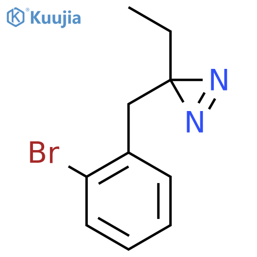 3-(2-bromophenyl)methyl-3-ethyl-3H-diazirine structure