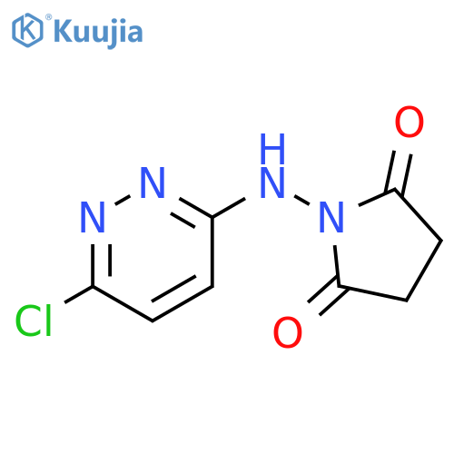 1-(6-chloropyridazin-3-yl)aminopyrrolidine-2,5-dione structure