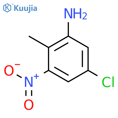 5-chloro-2-methyl-3-nitro-aniline structure