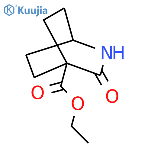 Ethyl 3-oxo-2-azabicyclo[2.2.2]octane-4-carboxylate structure