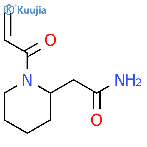 1-(1-Oxo-2-propen-1-yl)-2-piperidineacetamide structure