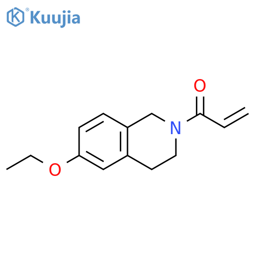1-(6-Ethoxy-3,4-dihydro-2(1H)-isoquinolinyl)-2-propen-1-one structure