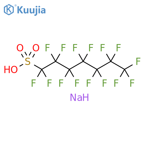 Perfluoroheptanesulfonic Acid Sodium Salt structure