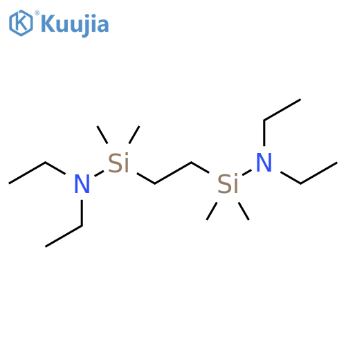 Silanamine, 1,1'-(1,2-ethanediyl)bis[N,N-diethyl-1,1-dimethyl- structure