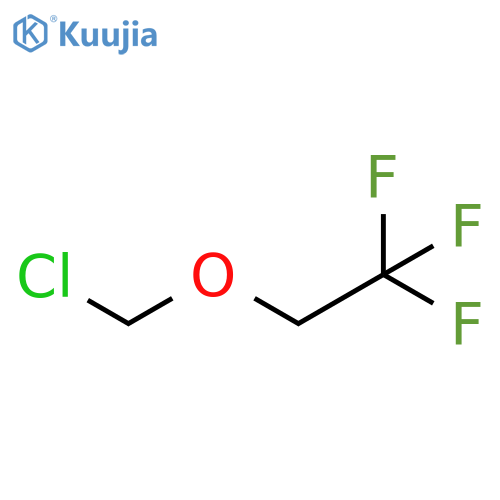 2-(chloromethoxy)-1,1,1-trifluoroethane structure