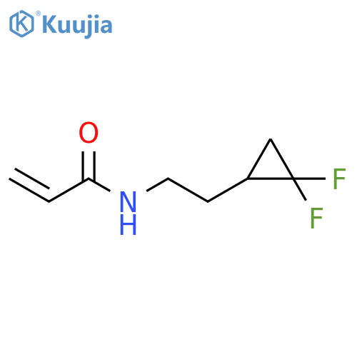 N-[2-(2,2-Difluorocyclopropyl)ethyl]-2-propenamide structure