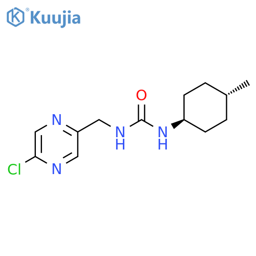 N-[(5-Chloro-2-pyrazinyl)methyl]-N′-(trans-4-methylcyclohexyl)urea structure