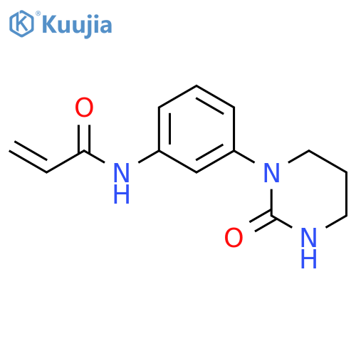 N-3-(2-oxo-1,3-diazinan-1-yl)phenylprop-2-enamide structure