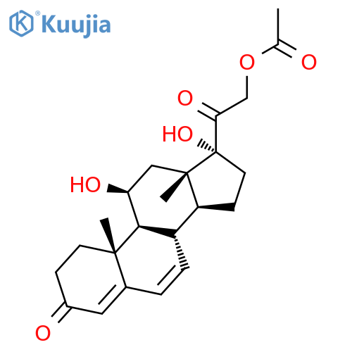 6-Dehydrocortisol Acetate structure