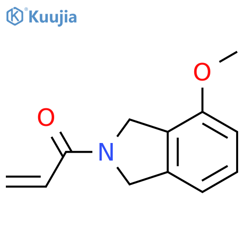 1-(1,3-Dihydro-4-methoxy-2H-isoindol-2-yl)-2-propen-1-one structure