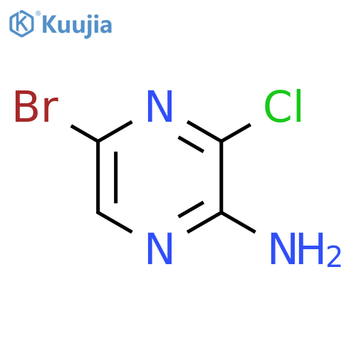 5-Bromo-3-chloropyrazin-2-amine structure