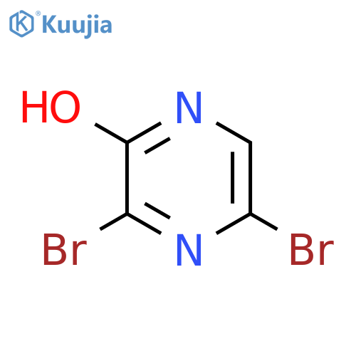 3,5-dibromopyrazin-2-ol structure