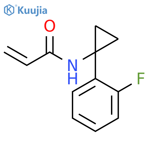 N-[1-(2-Fluorophenyl)cyclopropyl]-2-propenamide structure