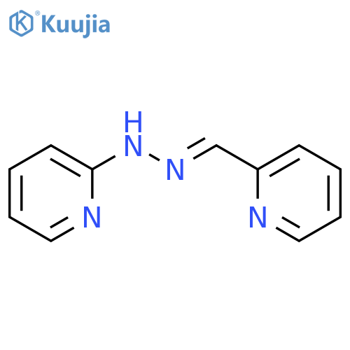 Picolinaldehyde, 2-pyridylhydrazone structure