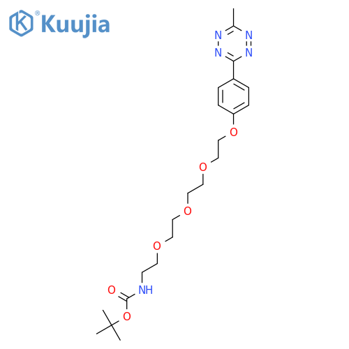 Methyltetrazine-PEG4-NH-Boc structure