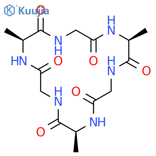 Cyclo(L-alanylglycyl-L-alanylglycyl-L-alanylglycyl) structure