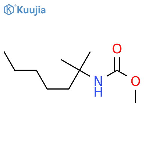 Carbamic acid,(1,1-dimethylhexyl)-, methyl ester (9CI) structure