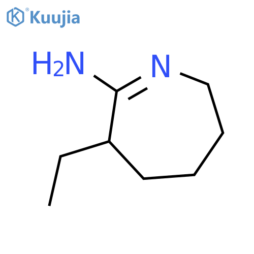 2H-Azepin-7-amine,6-ethyl-3,4,5,6-tetrahydro- structure
