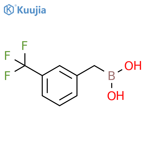 (3-(Trifluoromethyl)benzyl)boronic acid structure