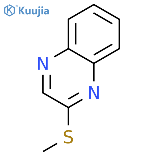 Quinoxaline,2-(methylthio)- structure