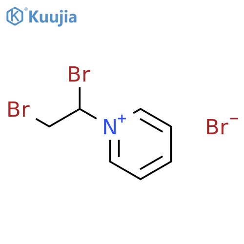 Pyridinium, 1-(1,2-dibromoethyl)-, bromide structure