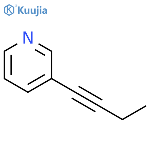 Pyridine,3-(1-butyn-1-yl)- structure