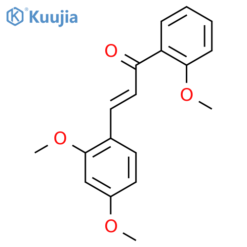 (2E)-3-(2,4-Dimethoxyphenyl)-1-(2-methoxyphenyl)prop-2-en-1-one structure