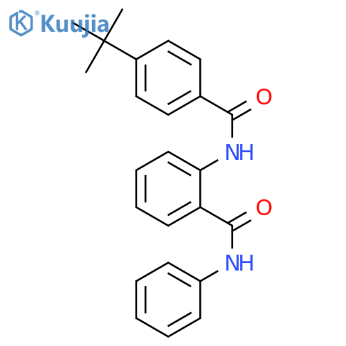 Benzamide, 2-[[4-(1,1-dimethylethyl)benzoyl]amino]-N-phenyl- structure