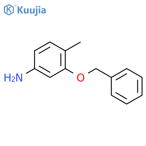 3-Benzyloxy-4-methyl-phenylamine structure