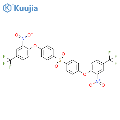 Benzene, 1,1'-sulfonylbis[4-[2-nitro-4-(trifluoromethyl)phenoxy]- structure