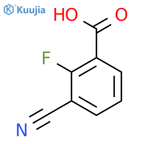 3-Cyano-2-fluorobenzoic acid structure