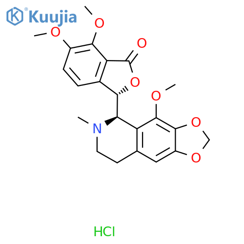 Noscapine hydrochloride structure