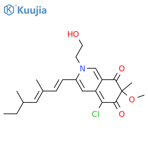 Sclerotioramine; N-(2-Hydroxyethyl), 7-Me ether, O-de-Ac structure