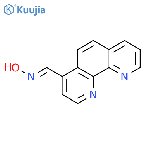 1,10-Phenanthroline-4-carboxaldehyde, oxime structure