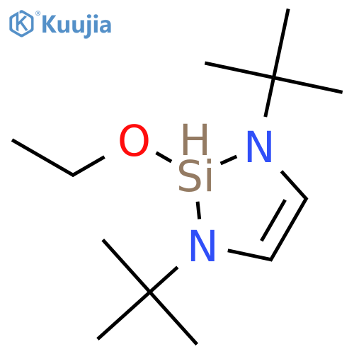 1,3-DIAZA-2-SILACYCLOPENT-4-ENE, 1,3-BIS(1,1-DIMETHYLETHYL)-2-ETHOXY- structure
