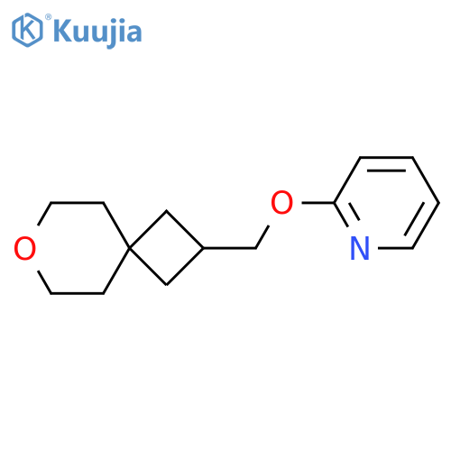 2-({7-oxaspiro[3.5]nonan-2-yl}methoxy)pyridine structure