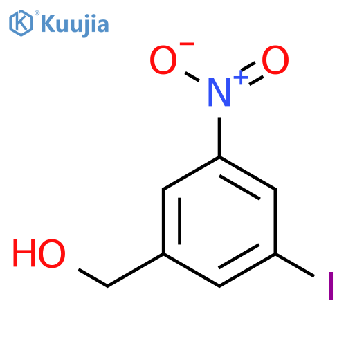 (3-Iodo-5-nitrophenyl)methanol structure