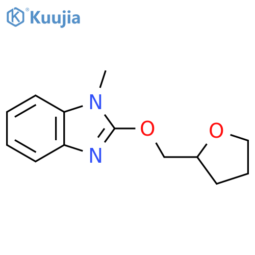 1-methyl-2-[(oxolan-2-yl)methoxy]-1H-1,3-benzodiazole structure