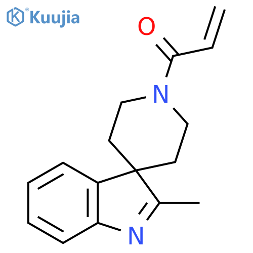 1-(2-Methylspiro[3H-indole-3,4′-piperidin]-1′-yl)-2-propen-1-one structure